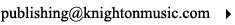 Knighton Music music publishing